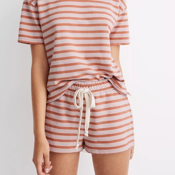 Madewell Pants - Madewell Striped Pajama Sweatshorts Medium